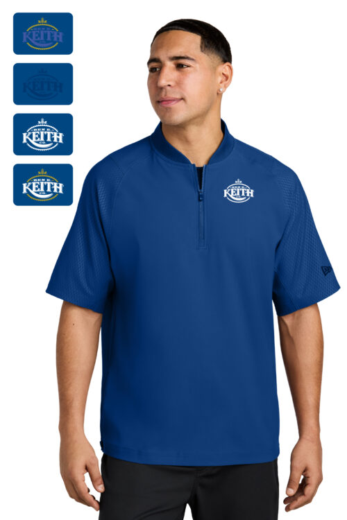 New Era® Cage Short Sleeve 1/4-Zip Jacket - Image 2