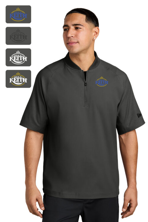 New Era® Cage Short Sleeve 1/4-Zip Jacket - Image 3